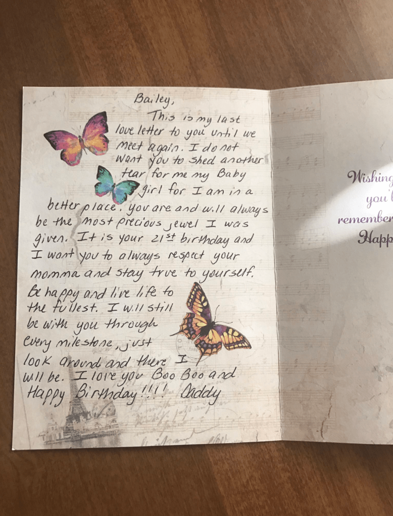 Dying Dad Final Letter